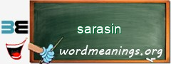 WordMeaning blackboard for sarasin